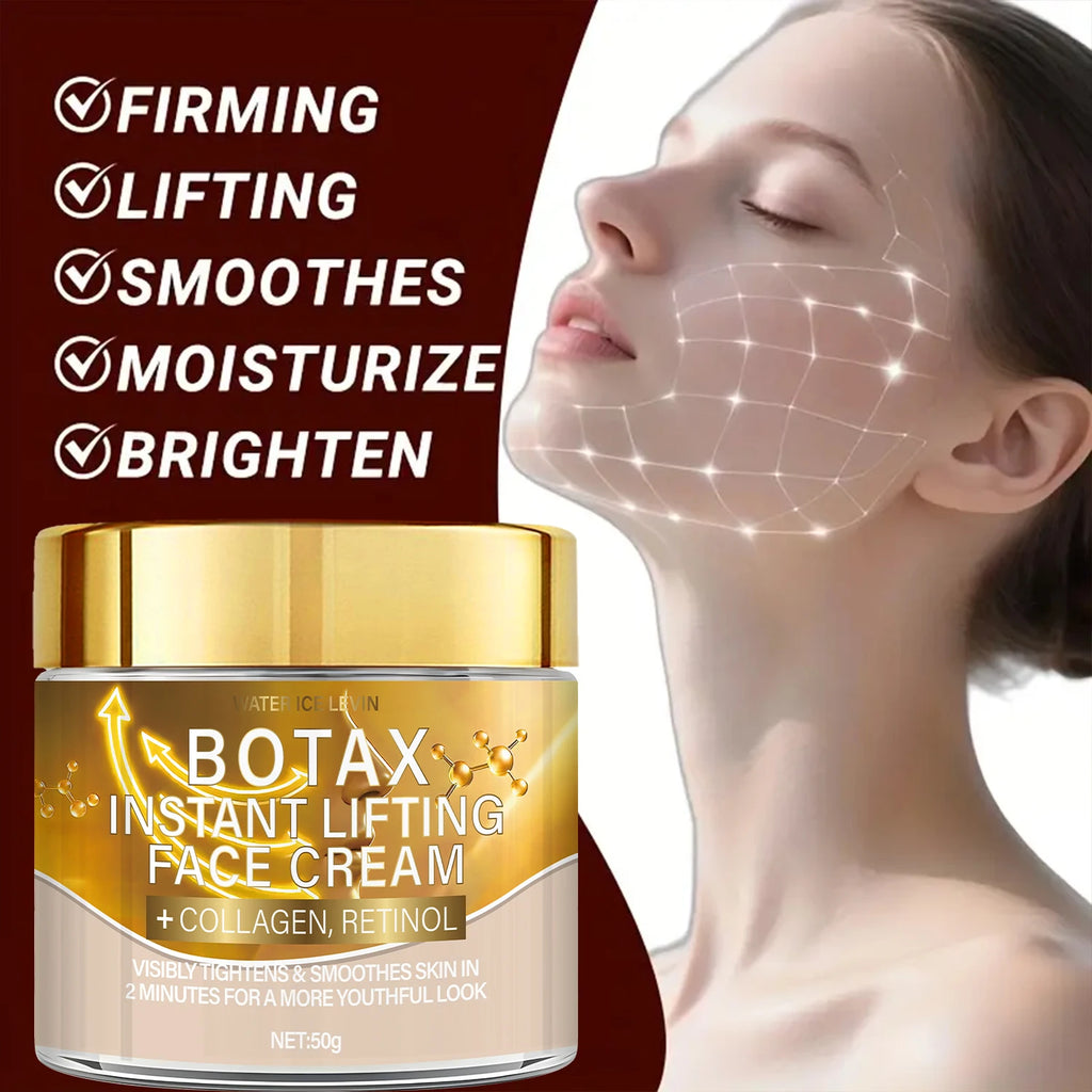 Botax Instant Lifting Face Cream 50g – Collagen Retinol Formula for Firming, Smoothing & Brightening