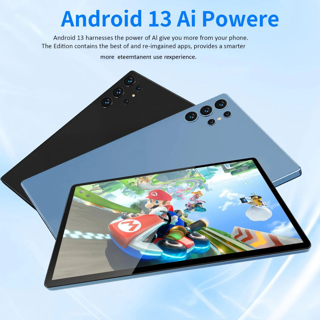 BDF H39 10.1 Inch 5G Android 13 Tablet – Octa Core, 6GB RAM, 128GB ROM, 4G Dual SIM, Dual WiFi, 6000mAh Battery