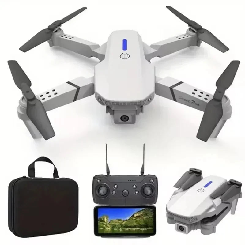 Professional E88 Pro 4K HD Camera Drone WiFi FPV Foldable RC Quadcopter Helicopter for Kids and Adults