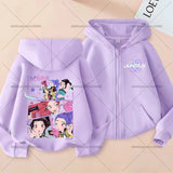 Movie Kpop Demon Hunters Zipper Hoodie for Kids – Unisex Sweatshirt for Girls & Boys thumbnail 10