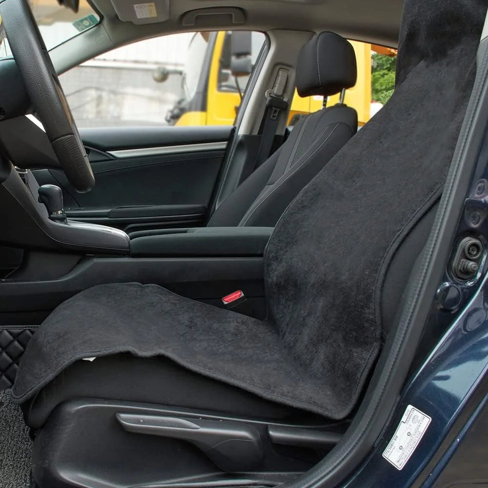 Waterproof Sweat Towel Car Seat Cover – Universal Anti-Slip Bucket Seat Protector for Gym, Running, Swimming & Beach