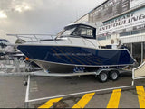 22ft High-Speed Aluminum Fishing Boat with Outboard Engine | Sport Yacht Cabin Cruiser thumbnail 8