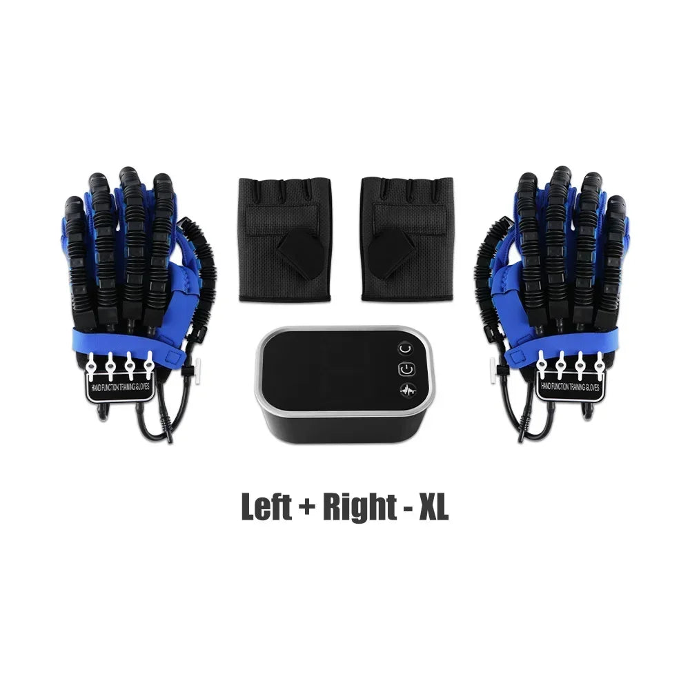 Left & Right Hand Finger Rehabilitation Robot Gloves Stroke Therapy Training Equipment