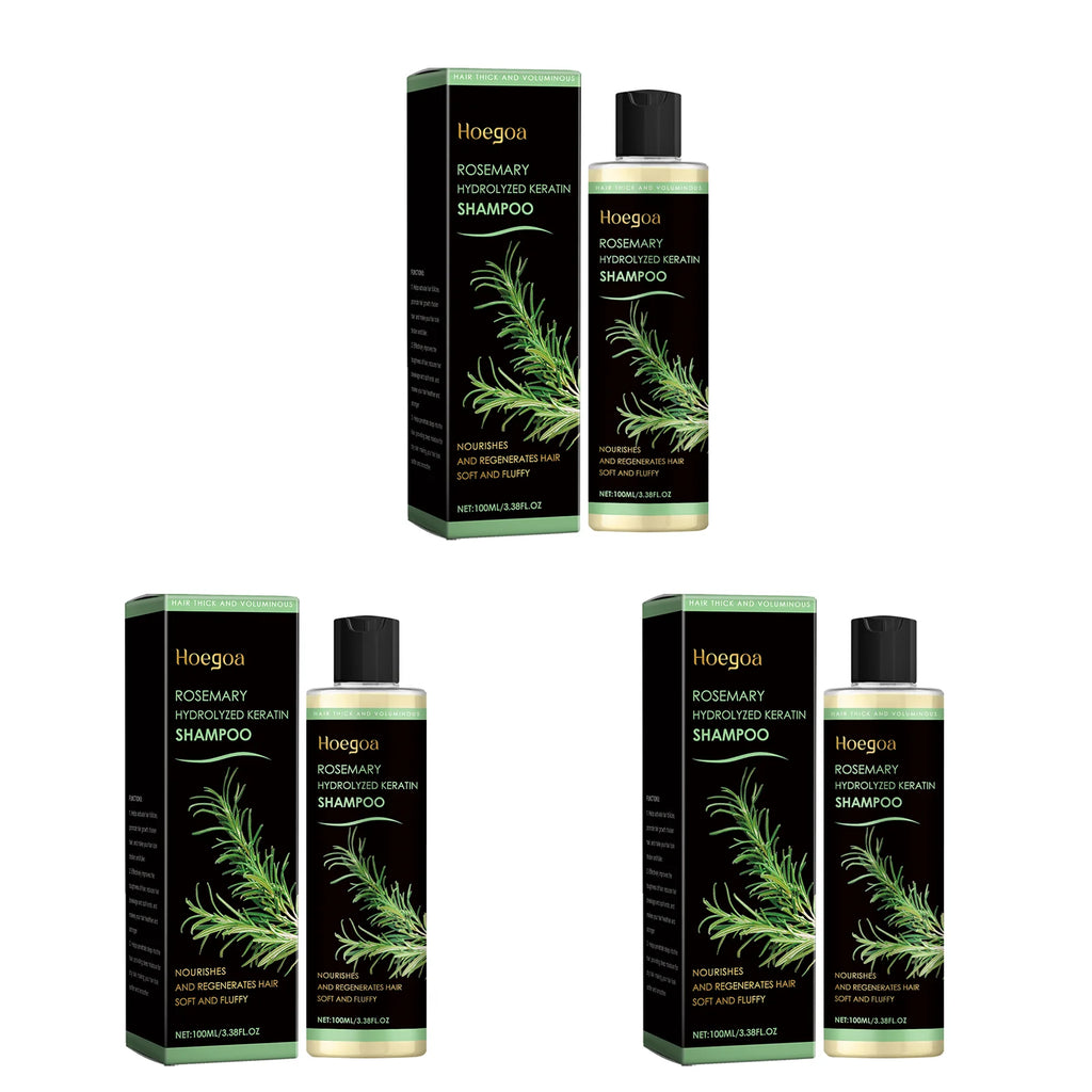 Rosemary Shampoo for Hair Growth, Anti-Dandruff, Soothing Scalp, Repair Split Ends, Nourishing Plant Extracts – 100ml