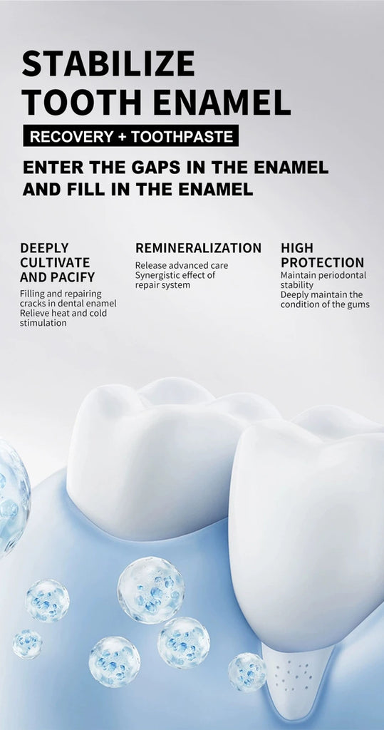 7.5% Hydroxyapatite Probiotic Whitening Toothpaste 120g – Enamel Repair & Breath Freshening for Adults