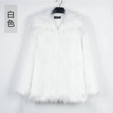 Men’s Faux Fox Fur Jacket Coat – Thick Shaggy Winter Outerwear thumbnail 23