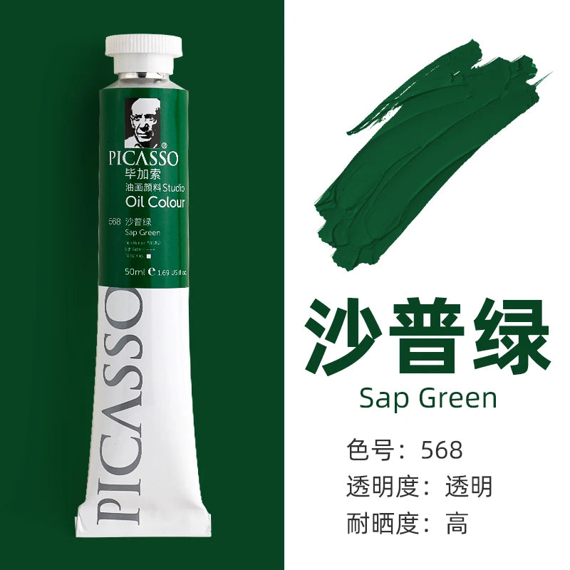 170ml Phoenix Large Tube Oil Paint – Non-Toxic, High Tint Strength, Mixable Artist Paint for Canvas & DIY Art