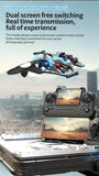 K500 MAX 2.4G Remote Control Fighter Jet Drone with Screen & 360° Rolls thumbnail 13