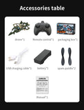 K500 MAX 2.4G Remote Control Fighter Jet Drone with Screen & 360° Rolls thumbnail 34