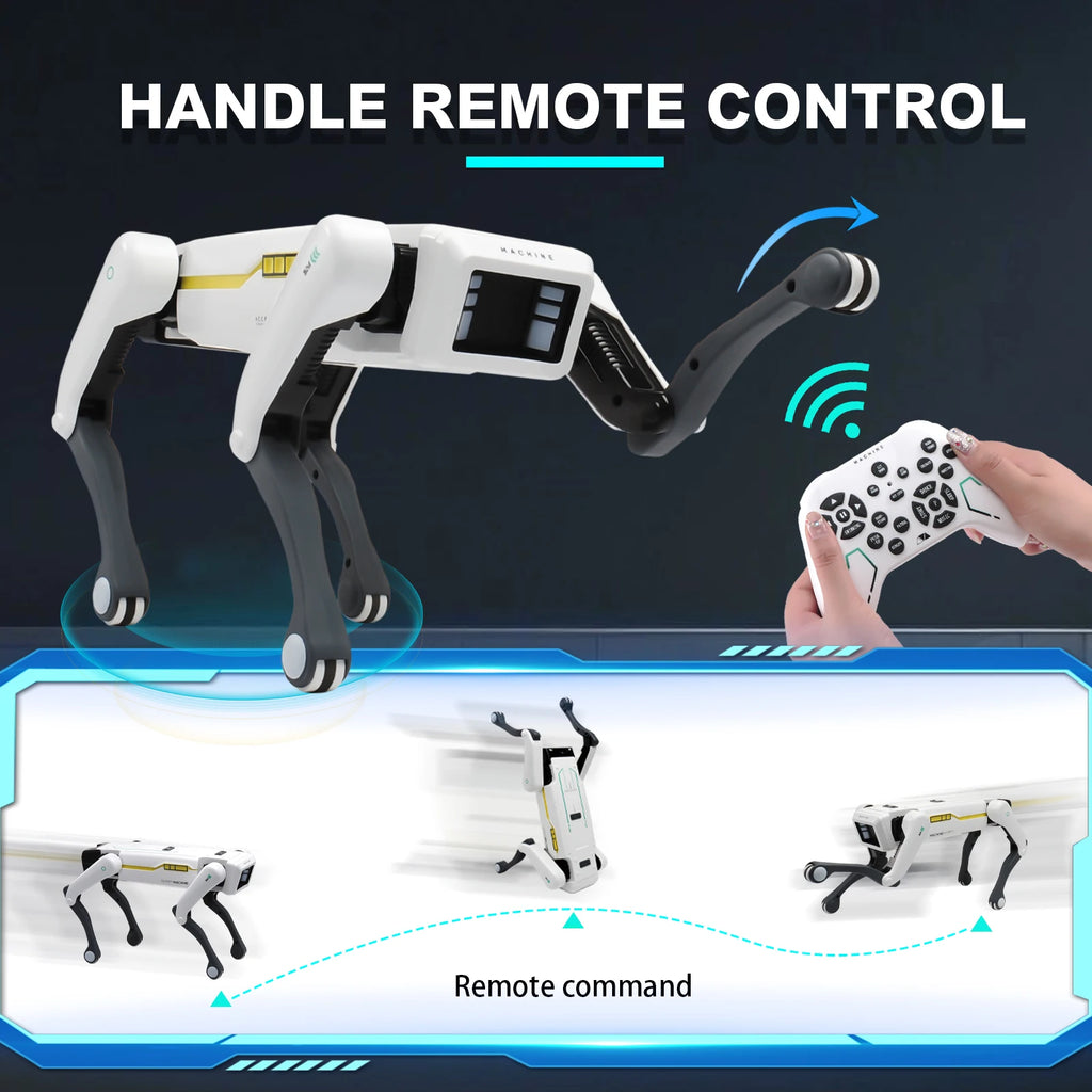 Intelligent AI RC Robot Dog – APP Remote Control, Voice Dialogue, Singing & Dancing Kids Toy
