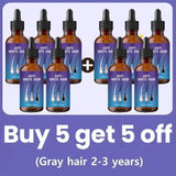 White to Black Gray Hair Serum – Natural Color Repair & Nourishing Essence for Men and Women thumbnail 15