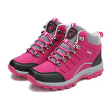 Women’s Outdoor Leather Hiking Boots – Ankle-High, Breathable, Lightweight Trekking Shoes thumbnail 10