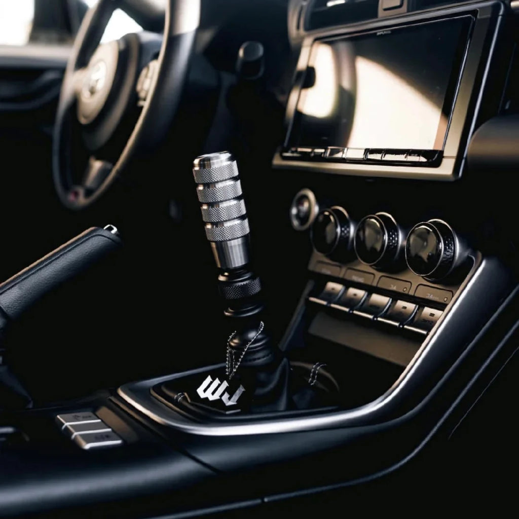 LW 95mm Aluminum Anti-Skid Car Gear Shift Knob – Universal Shifter Lever Head with 8mm 10mm 12mm Adapters – 9 Colors