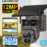 LS VISION Dual Lens Solar Security Camera – 4K WiFi/4G Wireless Outdoor Camera with Auto Tracking, 60X Zoom & Night Vision thumbnail 1