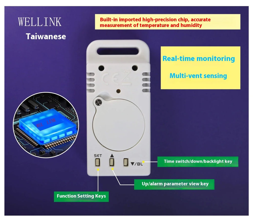 Xiaomi MIJIA Outdoor Digital Thermometer & Hygrometer – Indoor/Outdoor Temperature & Humidity Sensor