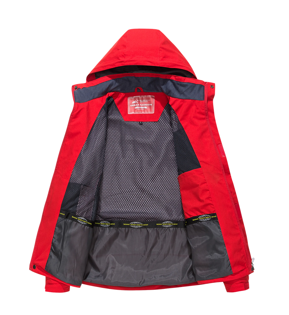 Men’s Waterproof Hiking Jacket – Windproof, Lightweight & Built for the Outdoors