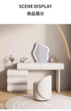 Mirror Drawers Vanity Table with Chair – Modern Bedroom Makeup Storage Organizer thumbnail 18