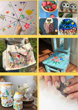 30 Color Acrylic Pigment Aluminum Tube Set – DIY Art Painting & Graffiti Paint Kit thumbnail 9
