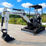 LANDWARD CE Euro 5 Mini Excavator 3.5 Ton with Kubota Engine – Customizable Home & Farm Crawler Excavator thumbnail 4