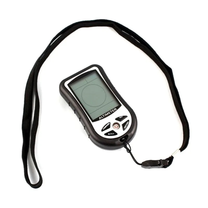 8-in-1 Handheld Electronic Altimeter, Compass, Barometer, Thermometer & Pressure Gauge – Outdoor Multi-Function Tool