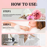 6Pcs Lavender Epsom Salt Bath Bomb Set – Muscle Relaxation Self Care Spa Gift for Women thumbnail 4