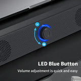 PC Soundbar Bluetooth Speaker – Wired & Wireless USB Powered for TV, PC, Laptop, Gaming, Home Theater thumbnail 4