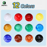 12 Colors Marie’s Acrylic Paint Set – 100ml Vibrant Acrylic Paints for Canvas, Rocks, Crafts, Wood, and Stone thumbnail 9