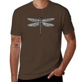 Men’s Dragonfly Print T-Shirt – Quick-Dry Cotton Casual Tee thumbnail 18