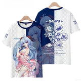 Genshin Impact Cartoon Kids T-Shirt – Unisex Short Sleeve Summer Tee for Boys & Girls thumbnail 12