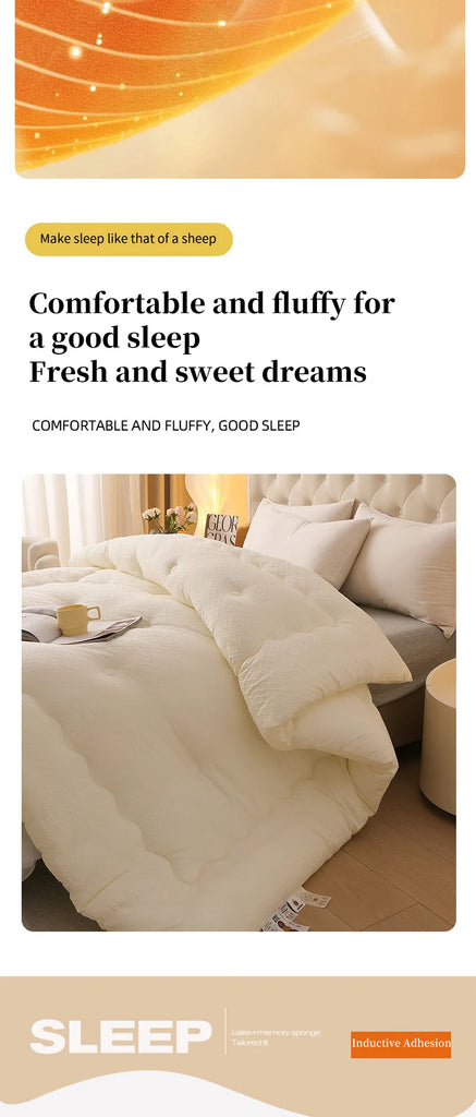 A-Class Australian Wool Quilt Thick Warm Winter Doona Four Season Quilted Quilt Core