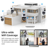 8CH NVR WiFi CCTV Security System 4MP/6MP IP Cameras with Audio & Two-Way Communication thumbnail 8