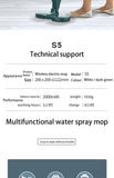 Wireless Electric Spin Mop Cleaner 2-in-1 Wet & Dry Floor, Glass & Window Scrubber thumbnail 7