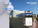 Techage 16CH 8MP Dual Lens PTZ POE CCTV Camera System with Human Detection and Two-Way Audio thumbnail 12