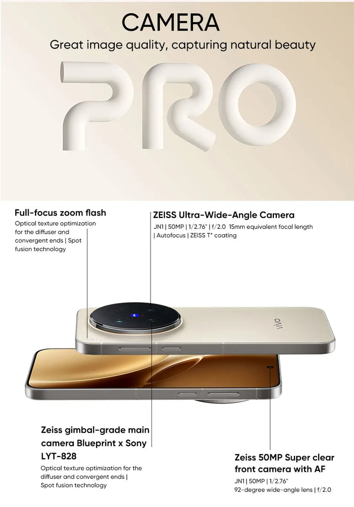 Original vivo X300 Pro 5G Smartphone 6.78" AMOLED 120Hz Screen 200MP APO Super Telephoto Lens 6510mAh