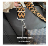 Retro M Letter Crossbody Handbag for Women – PU Leather Bucket Style Messenger Bag thumbnail 16