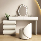 Mirror Drawers Vanity Table with Chair – Modern Bedroom Makeup Storage Organizer thumbnail 2