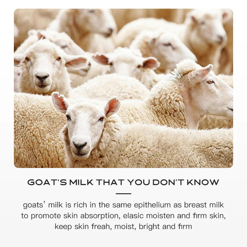 Goat Milk Body Wash for Sensitive Skin – Moisturizing, PH-Balancing Cleanser with Herb Complex, 250ml