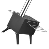Tent Stove Outdoor Portable Wood Burning Stove – With Detachable Chimney thumbnail 4