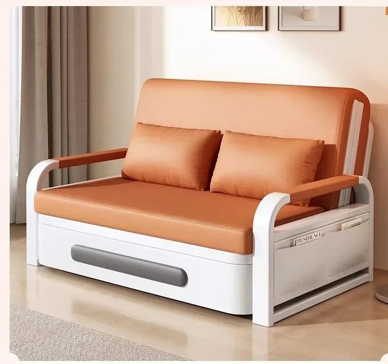 Fresh Foldable Home Sofa Bed – Minimalist Living Room Furniture with Storage