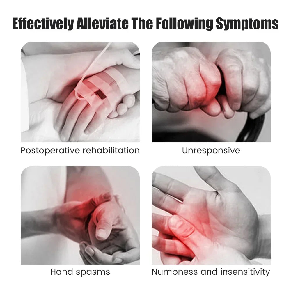 Left & Right Hand Finger Rehabilitation Robot Gloves Stroke Therapy Training Equipment