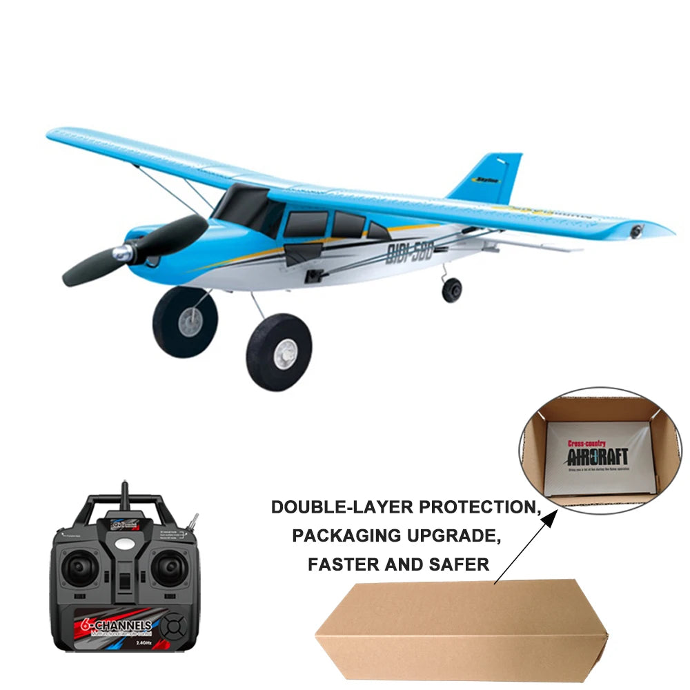Qidi560 Moore M7 Off-Road RC Plane 4CH Brushless Remote Control Fixed Wing Aircraft – EPP Foam Model