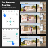 Techage 16CH 8MP Dual Lens PTZ POE CCTV Camera System with Human Detection and Two-Way Audio thumbnail 16