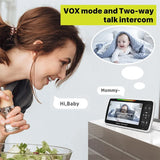Babystar 5" Video Baby Monitor with Remote Pan-Tilt-Zoom Camera and Two-Way Audio thumbnail 12