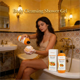 OceAura Persimmon Body Wash Odor Control Exfoliating Shower Gel 100ml 200ml 300ml thumbnail 9