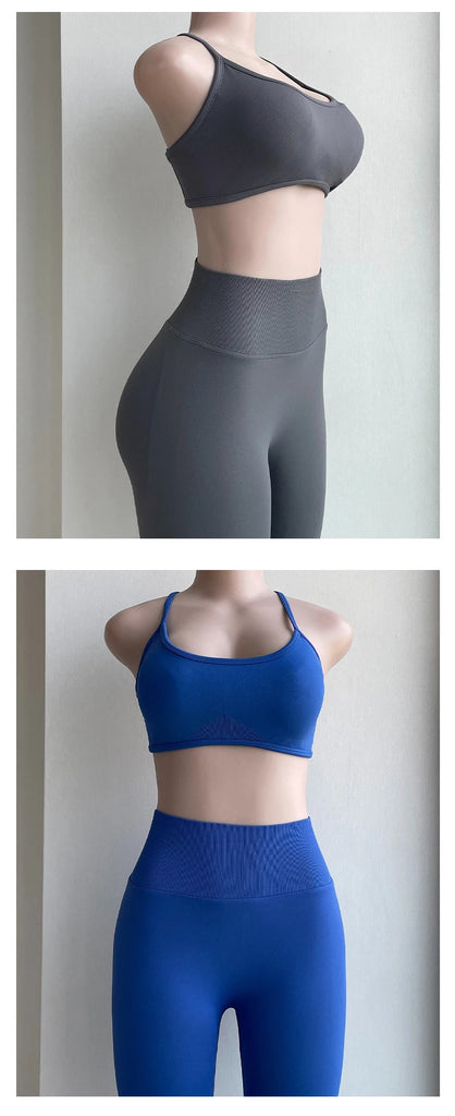 TKITK Women's High Waist Yoga Leggings Seamless Butt Lifting Gym Pants