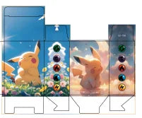 Pokemon Collection Cards Edition – Charizard & Pikachu Flash Cards Game PTCG Hobby Set