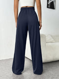 Autumn & Winter Women’s Elastic Waist Wide Leg Casual Pants thumbnail 9