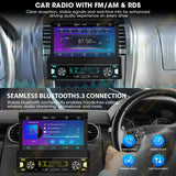 1Din 7 Inch MP5 Radio Player with Automatic Retractable Screen, Wireless CarPlay & Android Auto, FM AM RDS Car Stereo USB Type-C thumbnail 9
