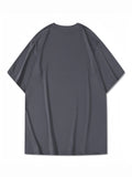 Men's Summer Cotton Casual Sports T-Shirt with Mountain Print, Short Sleeve, Round Neck thumbnail 8