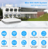 Smar 6MP Dual-Lens Wireless CCTV System 8CH NVR Kit with Audio & Night Vision thumbnail 7
